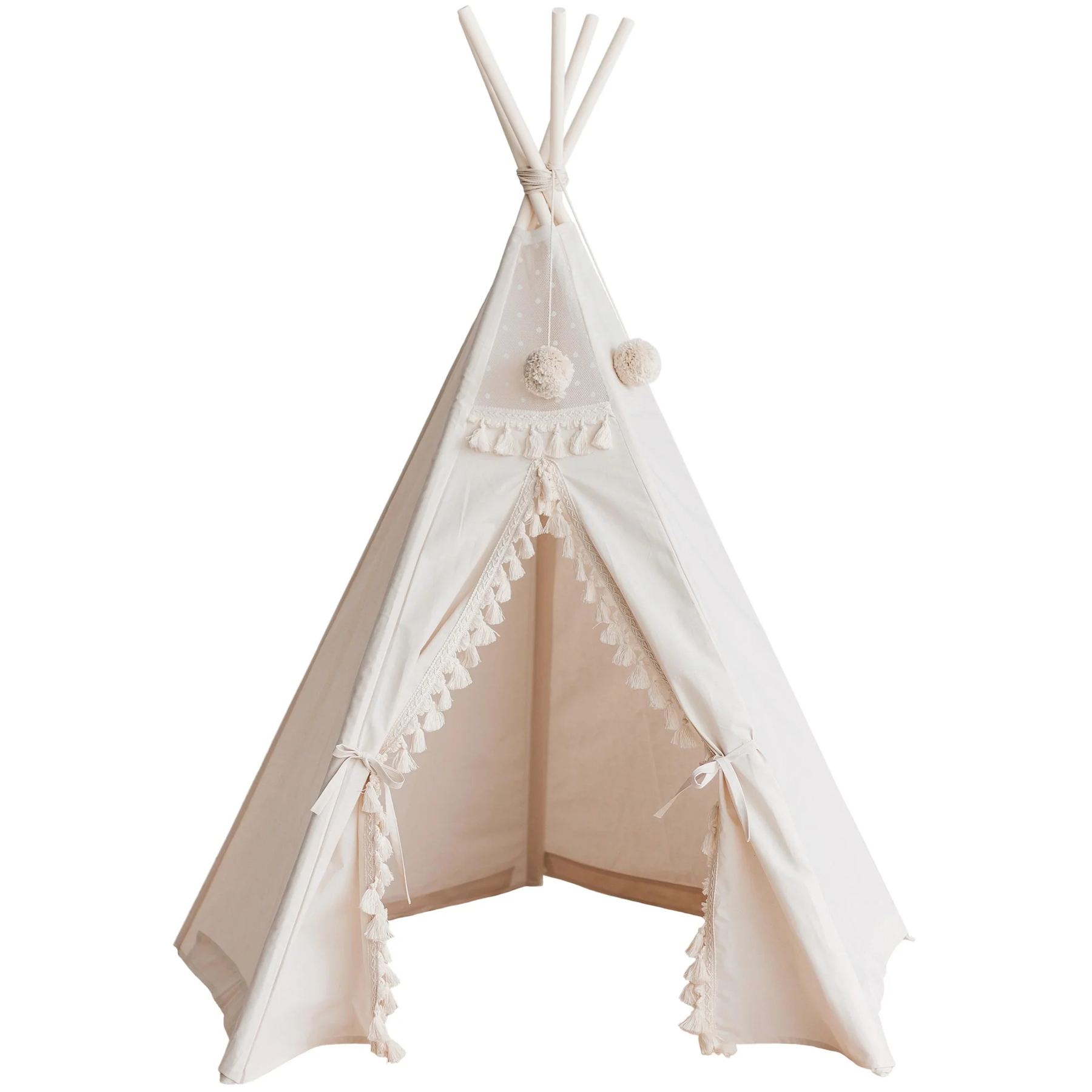 Tipi infantil con esterilla, dispositivo de fijación y guirnalda 120Lx120lx150H