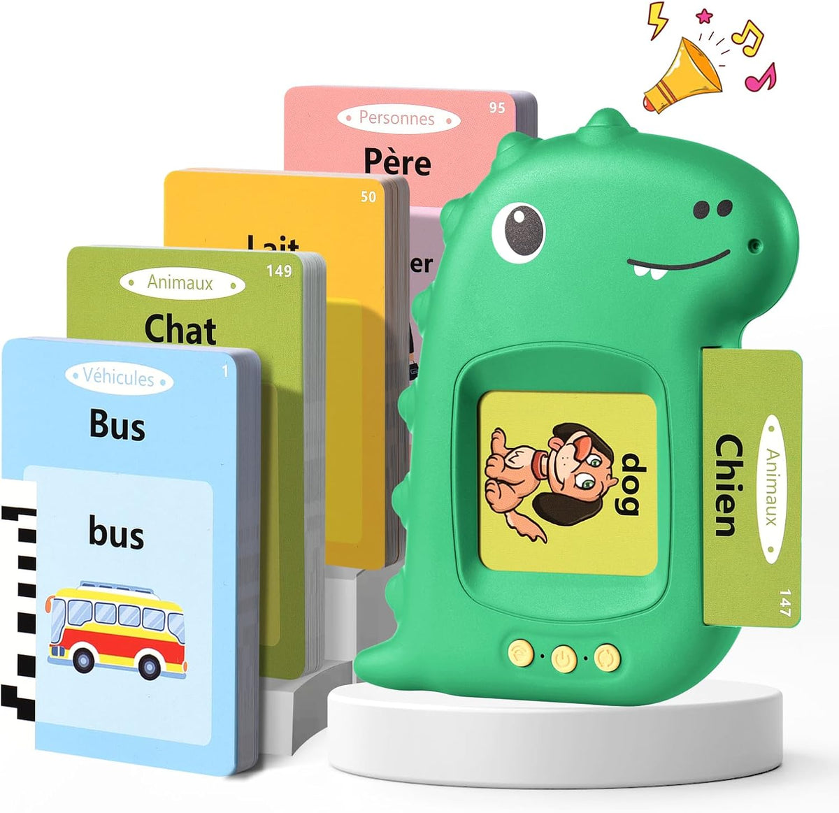 Cartes éducatives pour enfants de 1 à 6 ans 112 carte et 224 mots