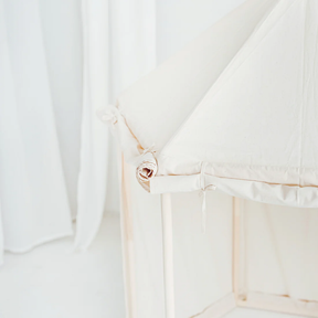 Tipi infantil con esterilla, dispositivo de fijación y guirnalda 120Lx120lx150H
