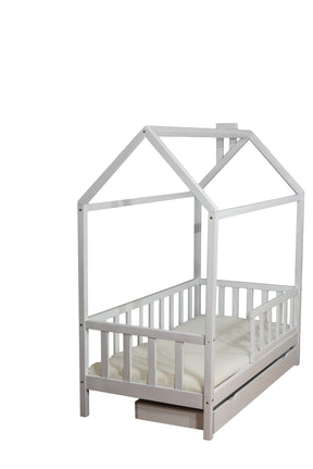 Lit cabane enfant en bois 80x160